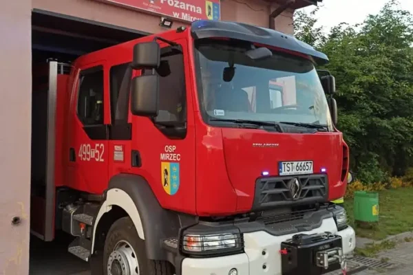 OSP Mirzec podejmuje wyzwanie i wspiera rehabilitację młodego druha Filipa
