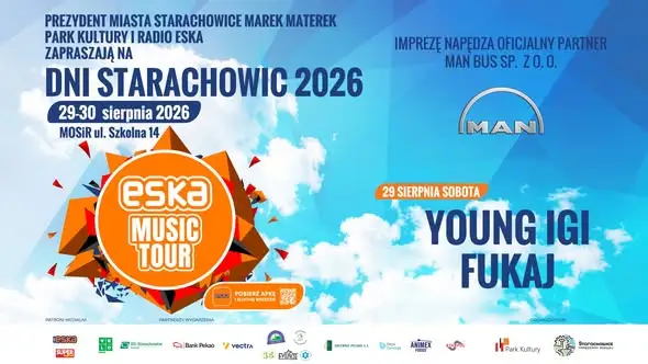 Dni Starachowic 2026: koncerty, biegi i atrakcje na zakończenie wakacji