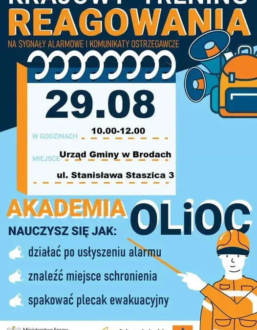 Jak reagować w sytuacji zagrożenia? Bezpłatne szkolenie w Brodach