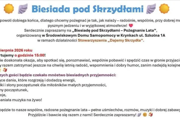 Biesiada pod Skrzydłami w Krynkach – pożegnanie lata z muzyką i integracją