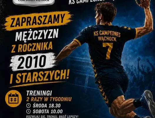 Rekrutacja do sekcji piłki ręcznej mężczyzn w Wąchocku – dołącz do drużyny!