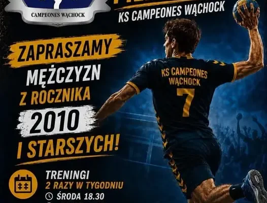 KS Campeones Wąchock zaprasza do drużyny piłki ręcznej – trwają zapisy