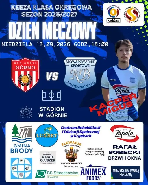GKS Góral Górno zagra z Kamienną Brody – niedzielny mecz o zwycięstwo