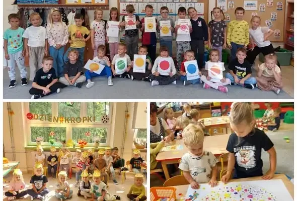 Dzień Kropki w przedszkolu w Brodach – kreatywna zabawa i odkrywanie talentów