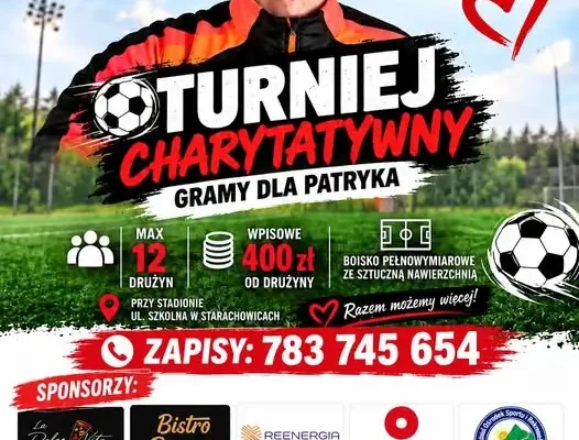 Turniej charytatywny dla Patryka – zbierz drużynę i pomóż!