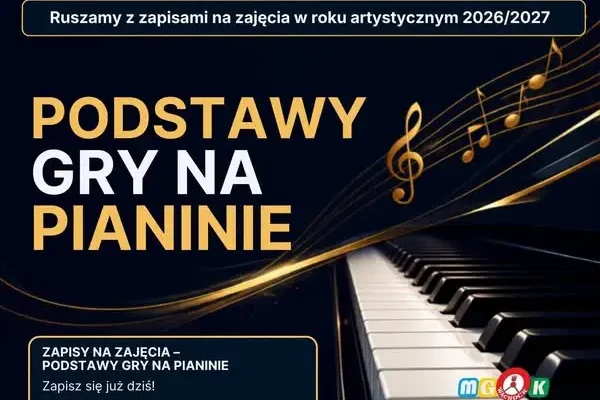 Wąchock: trwają zapisy na naukę gry na pianinie w Miejsko-Gminnym Ośrodku Kultury
