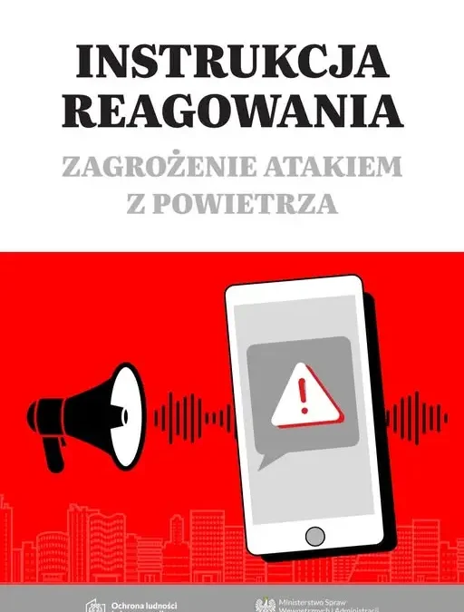 Jak zachować się podczas ataku z powietrza? Instrukcja MSWiA