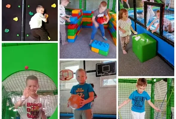 Grupa Biedronki z Brodów na wycieczce w Hoopla Parku
