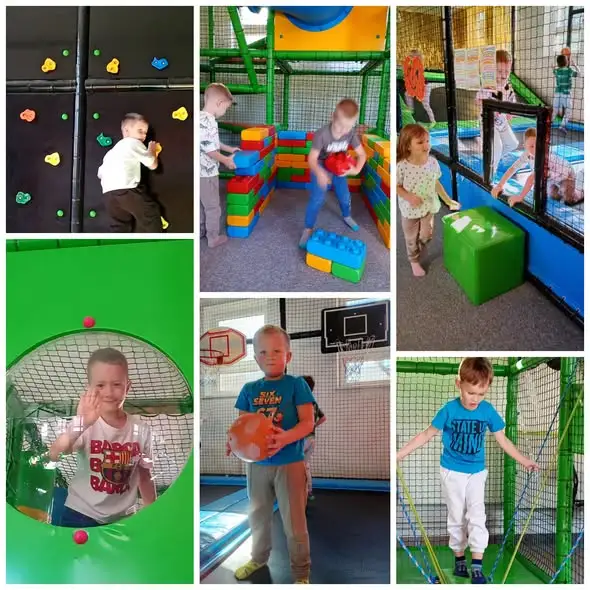Grupa Biedronki z Brodów na wycieczce w Hoopla Parku