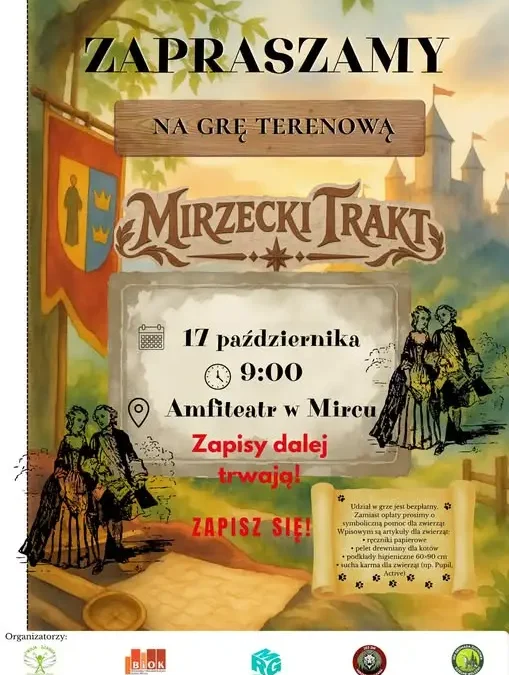 Mirzec: Ruszyły zapisy na grę terenową „Mirzecki Trakt” – zostały ostatnie dni