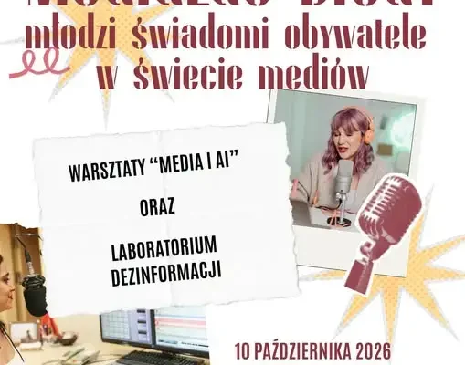 Warsztaty „Media i AI” w Brodach – młodzież nauczy się rozpoznawać dezinformację