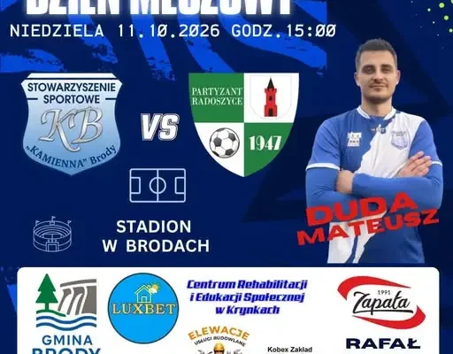 Kamienna Brody zmierzy się z Partyzantem Radoszyce w meczu Keeza Klasy Okręgowej