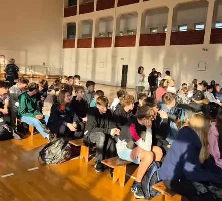 Młodzież z Brodów na konferencji „Aktywnie po zdrowie” w Krynkach