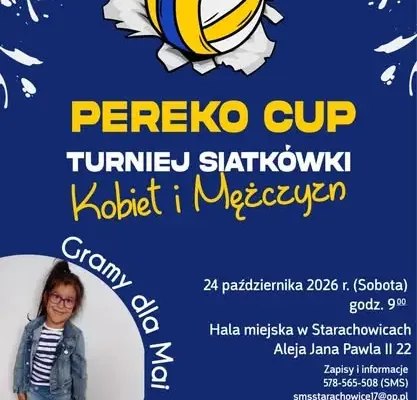 PEREKO sponsorem tytularnym turnieju siatkówki „Gramy dla Mai” w Starachowicach