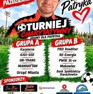 Piłkarski weekend w Starachowicach: turniej charytatywny i mecz z Czarnymi