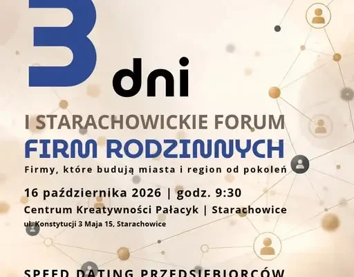 I Starachowickie Forum Firm Rodzinnych – już 16 października w Pałacyku