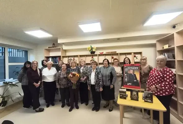 Spotkanie autorskie z Agatą Pakułą w bibliotece w Gadce
