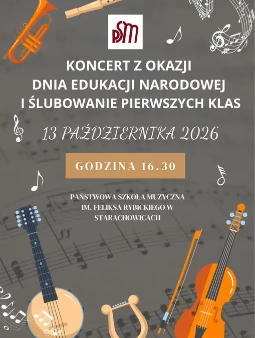 Ślubowanie pierwszaków i koncert z okazji Dnia Edukacji Narodowej w starachowickiej szkole muzycznej