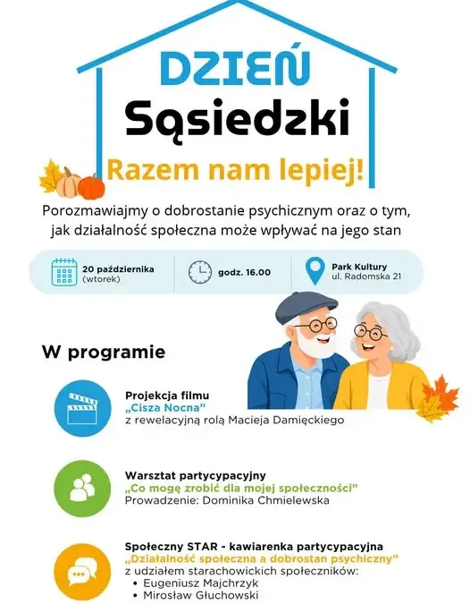 Dzień Sąsiedzki w Starachowicach – spotkanie dla seniorów o sile relacji